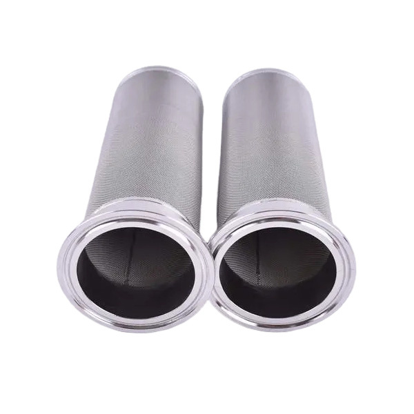 Panier de filtre fritté matériau en acier inoxydable