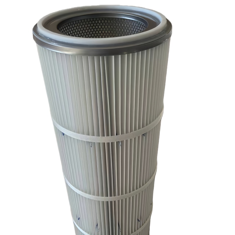 La poussière recueillent la cartouche de filtre